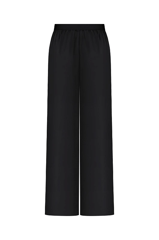 Брюки шелковые SVYATOY, черный - Фото 2