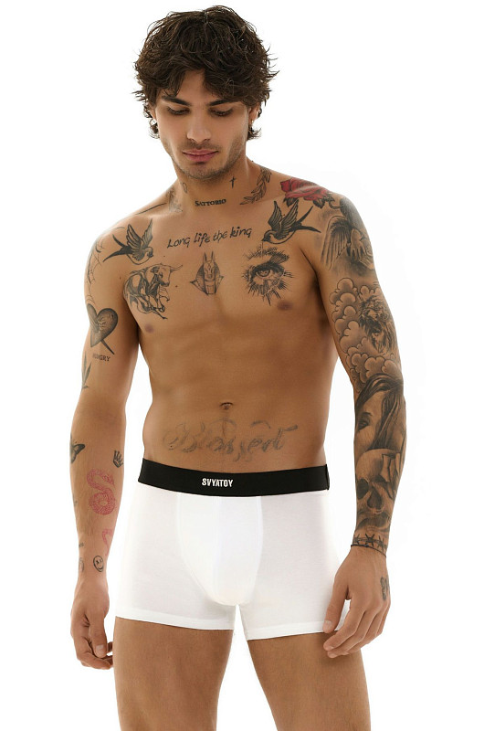 Трусы SVYATOY из вискозы, белый - Фото 1