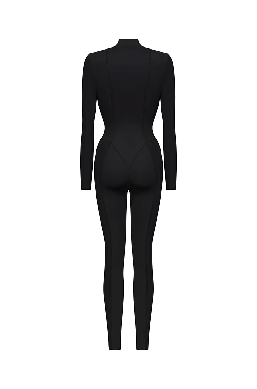 Комбинезон СВЯТАЯ, черный - Фото 2