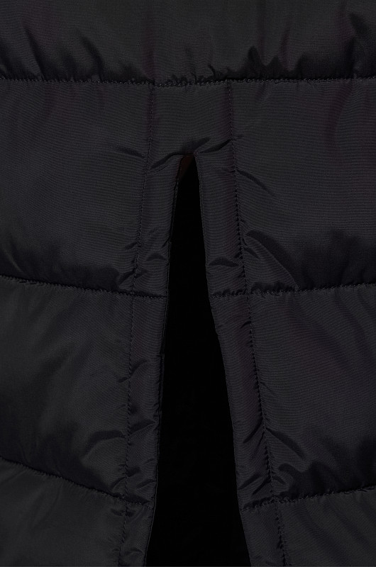 Пуховик long, черный - Фото 8