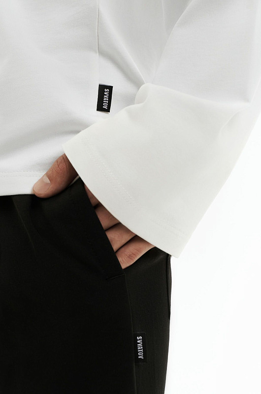 Лонгслив SVYATOY, молочный - Фото 2