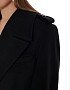 Пальто с широкой линией плеч, черный - Фото превью 3