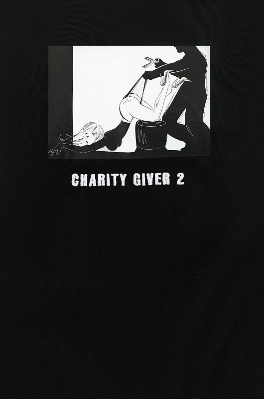 Футболка базовая charity giver 2, черный - Фото 4