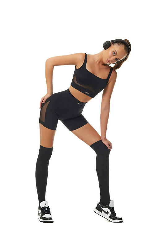 Топ SPORT, черный - Фото 4