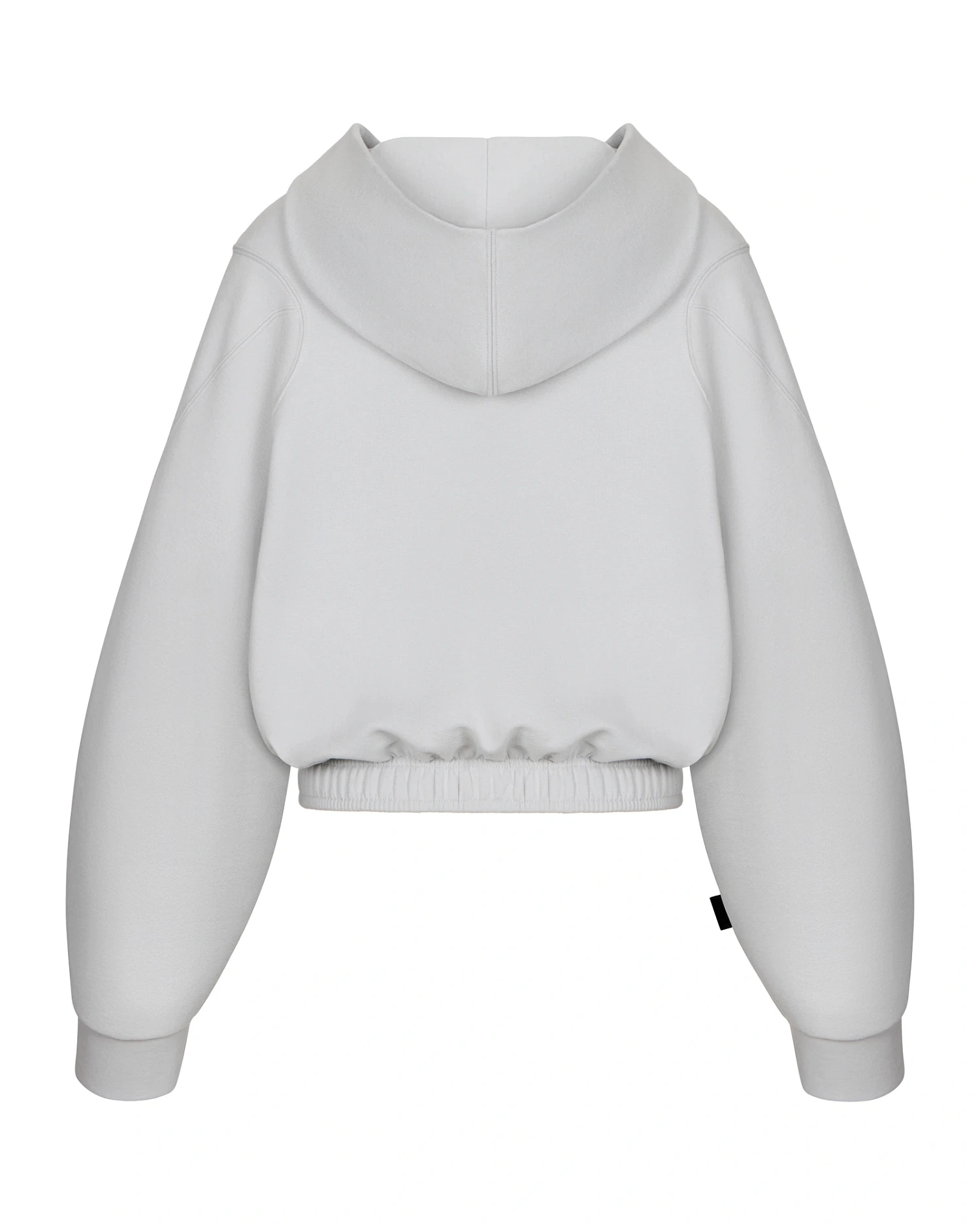 Зип - худи SVYATAYA укороченный, пепельный - Фото 2