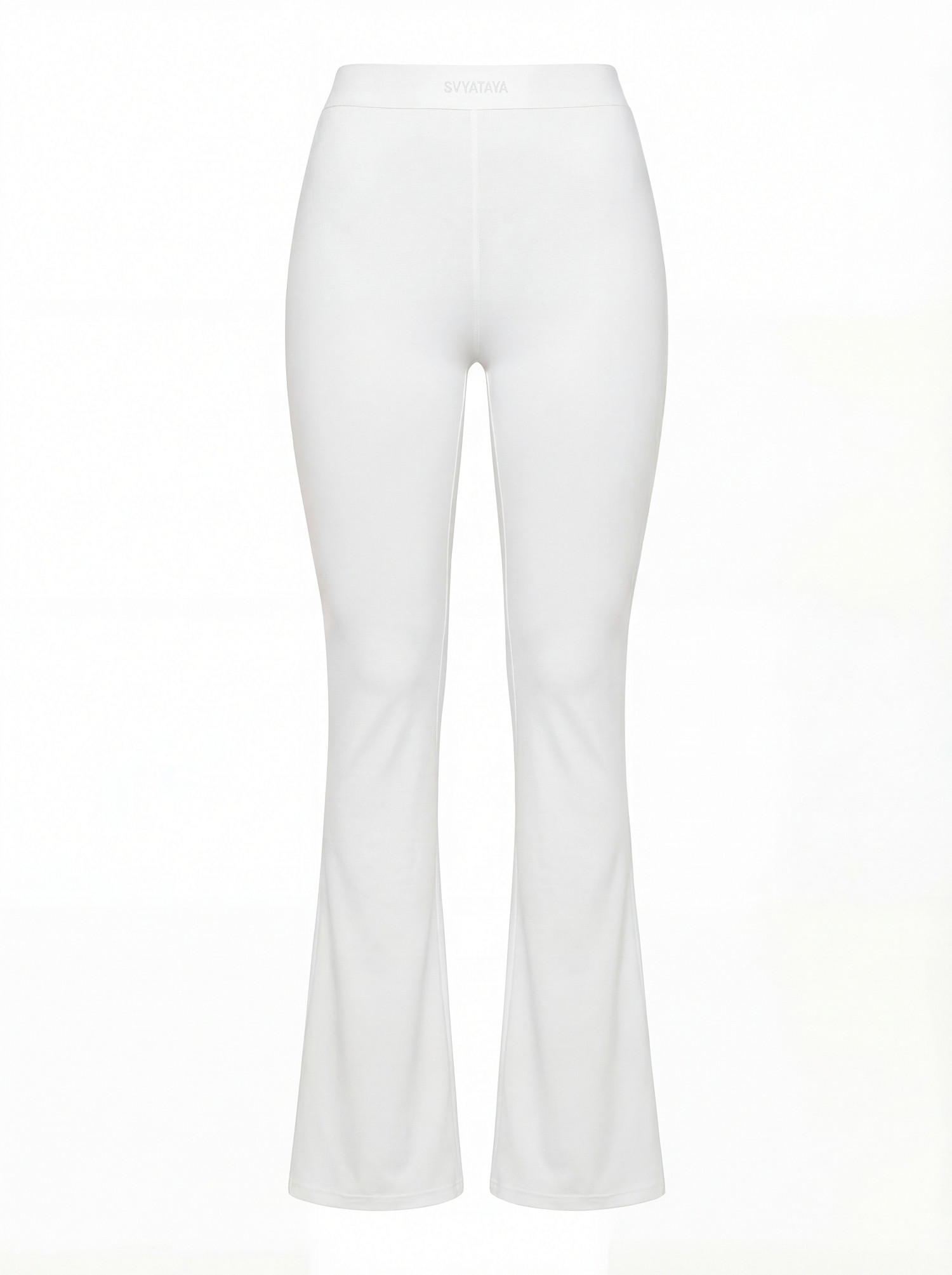 Леггинсы - клеш SVYATAYA, молочный - Фото 2