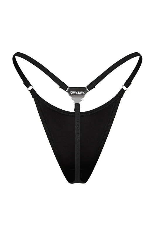 Трусы с железным элементом SVYATAYA, черный - Фото 2