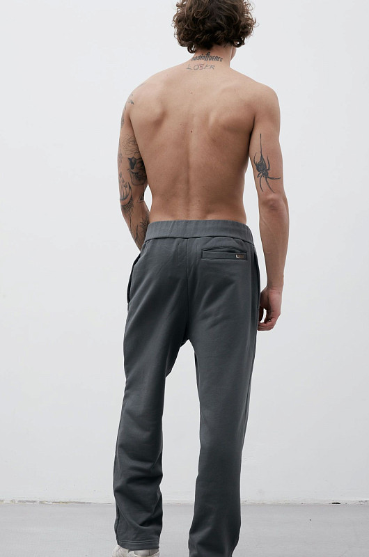 Брюки SVYATOY, дымчатый - Фото 4