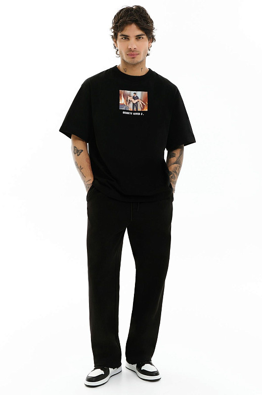 Футболка базовая charity giver 3, черный - Фото 7