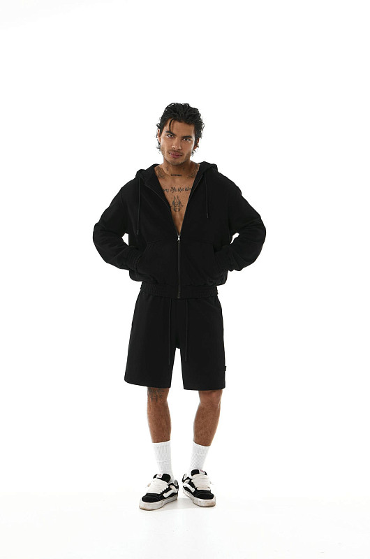 Зип - худи SVYATOY, черный - Фото 4