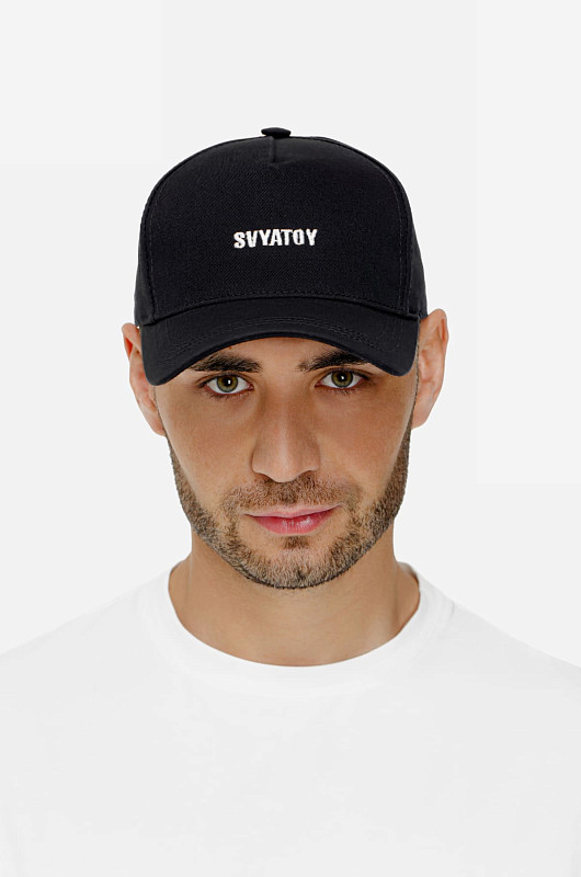 Кепка с вышивкой SVYATOY, черный - Фото 2