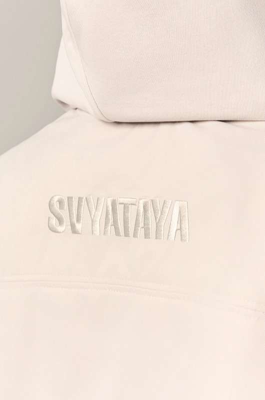 Бомбер объемный, платиновый - Фото 6