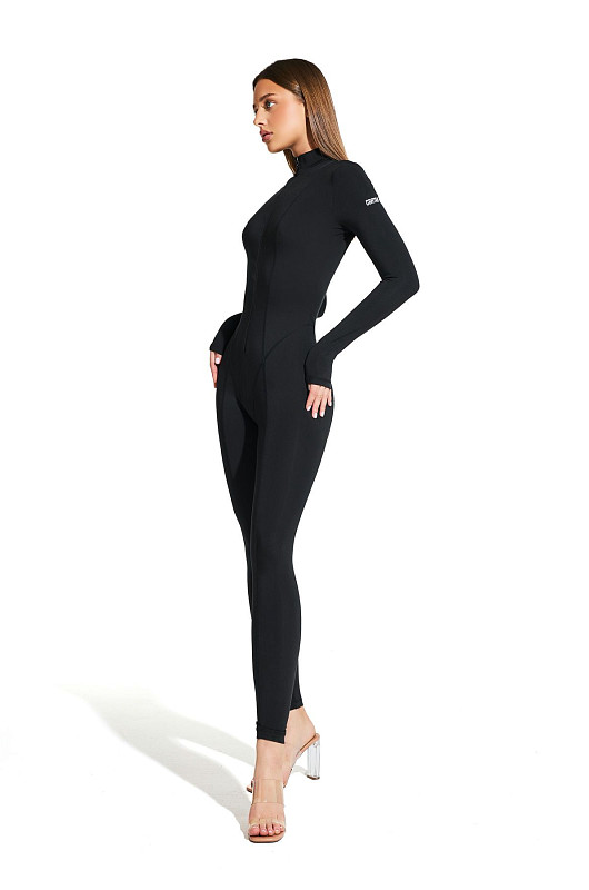 Комбинезон СВЯТАЯ, черный - Фото 3