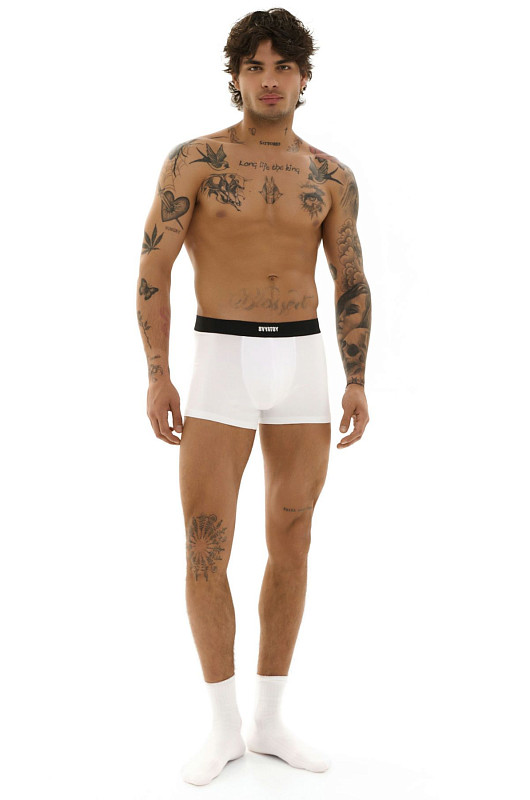 Трусы SVYATOY из вискозы, белый - Фото 3