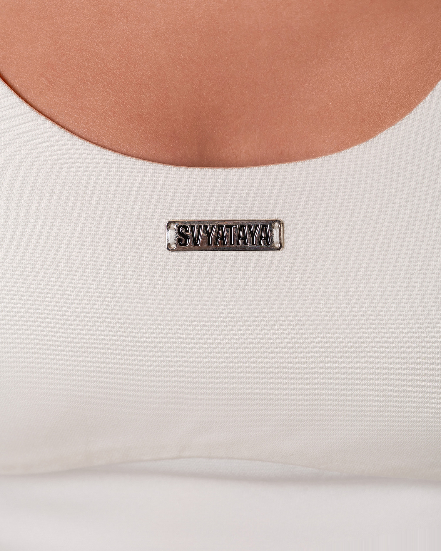 Боди с рельефом, молочный - Фото 4