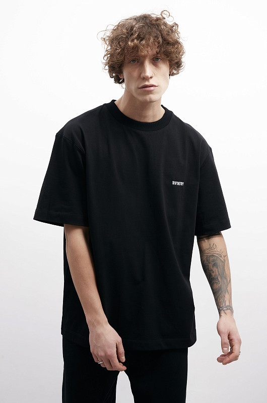 Футболка базовая SVYATOY, черный - Фото 1