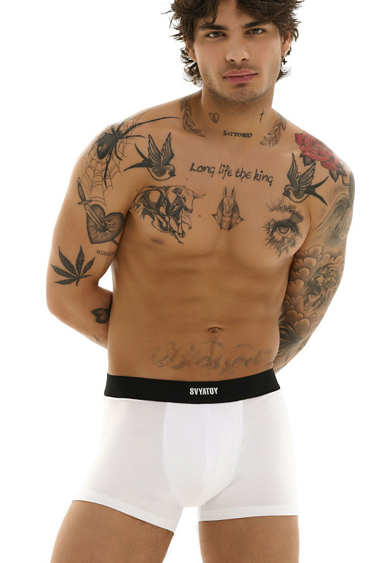 Трусы SVYATOY из вискозы, белый - Фото 2