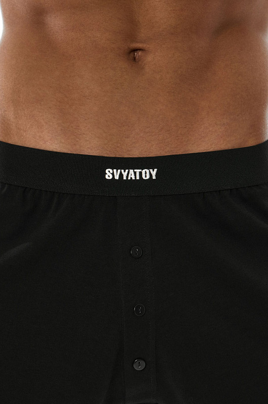 Трусы боксеры SVYATOY, черный - Фото 4