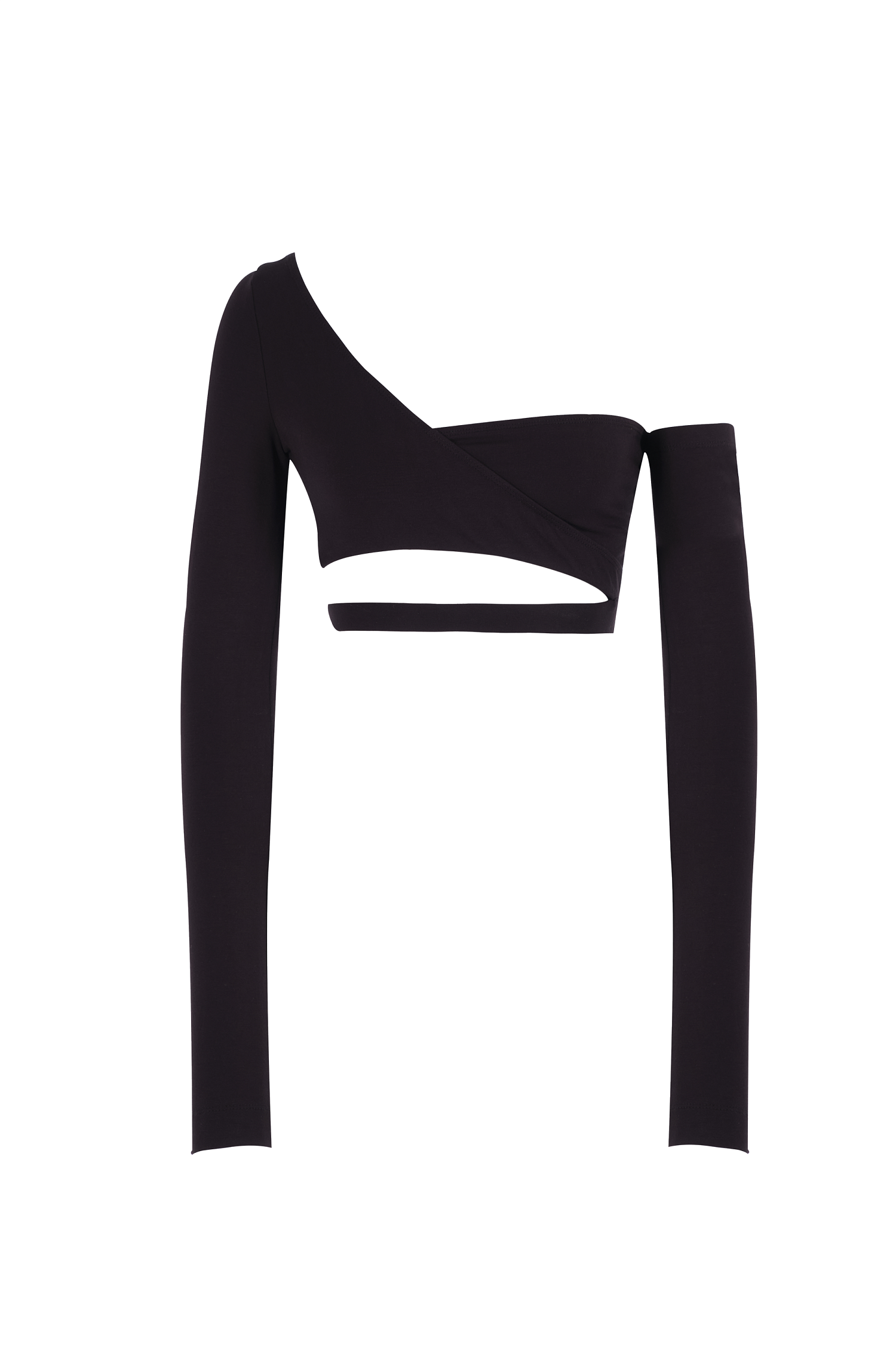 Топ с вырезами SVYATAYA, черный - Фото 1