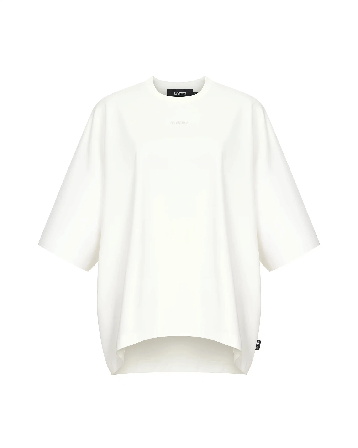 Футболка oversize с иллюстрацией, молочный - Фото 3