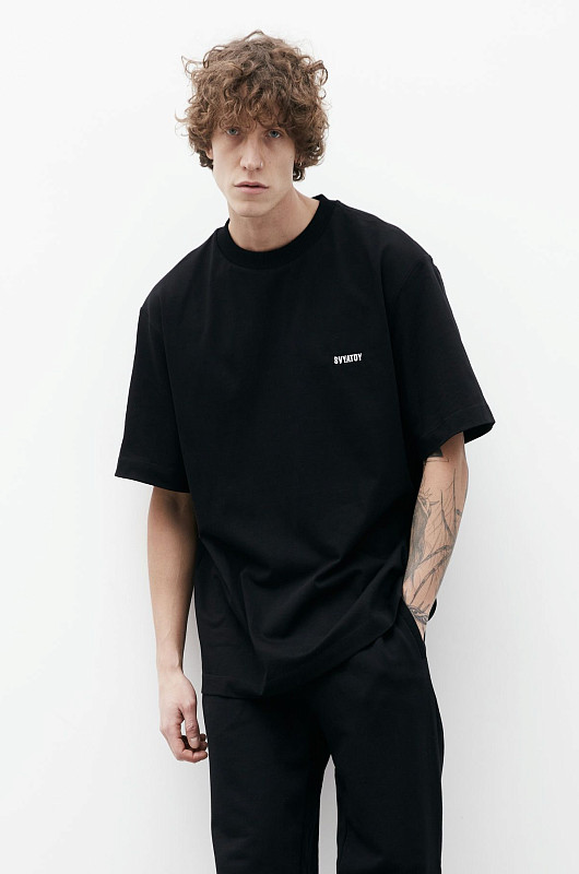 Футболка базовая SVYATOY, черный - Фото 3